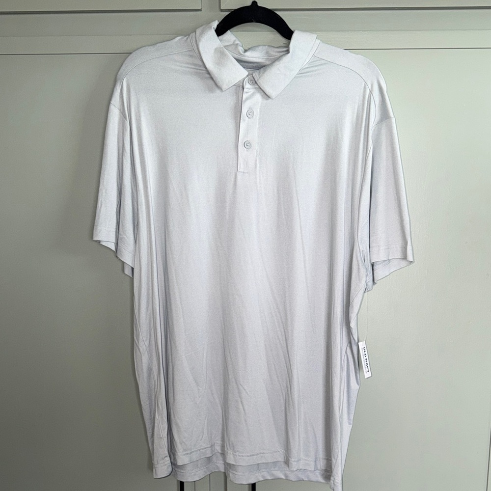 Old Navy White Men's Polo Shirt